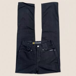 Vintage Rockies Rocky Mountain Black Yoke Slim Fit Jeans 27/5 - Size 27 x 33